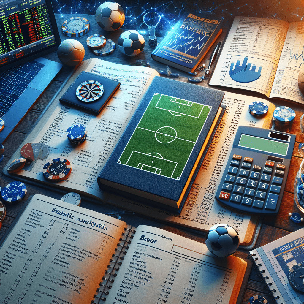 Sports betting analysis tools and strategy books.